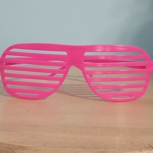 Pink fashion glasses